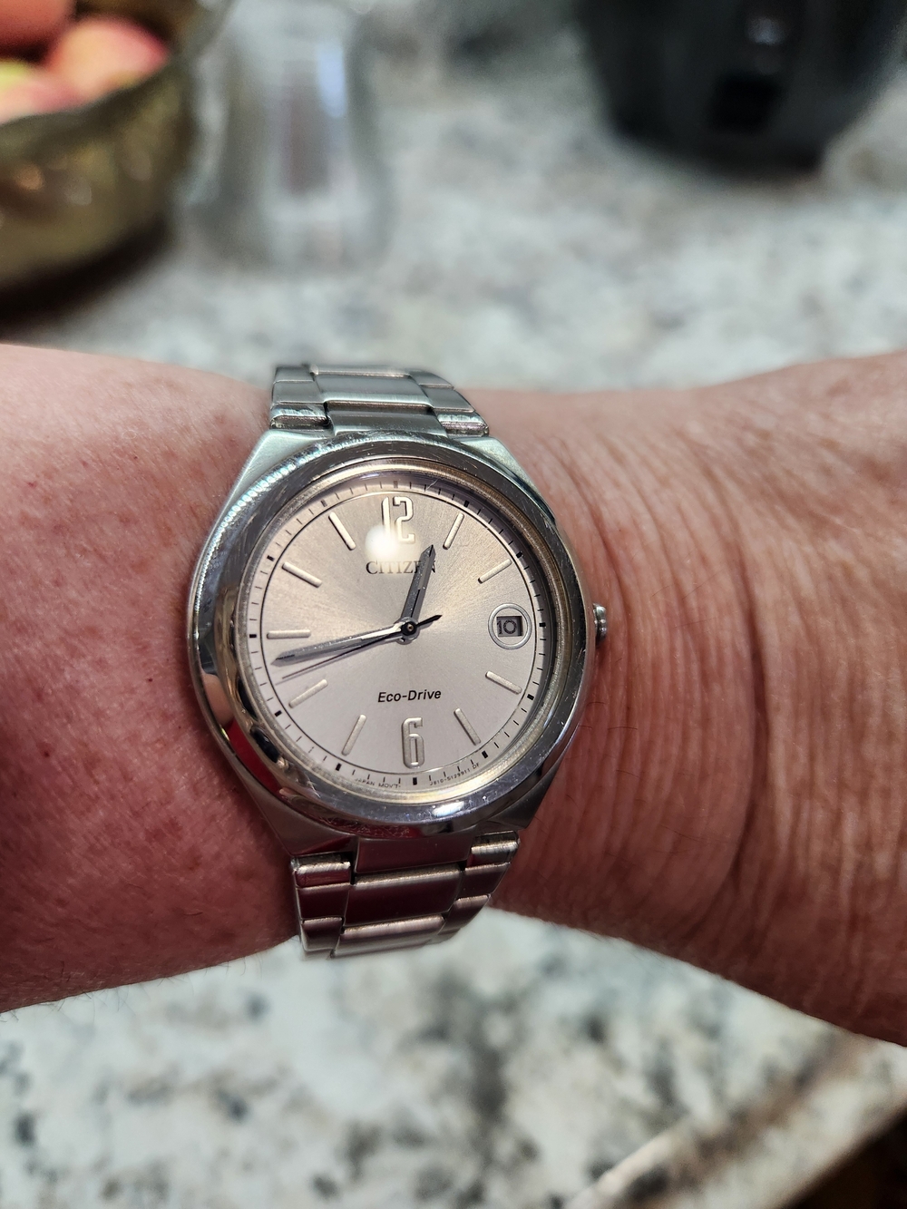 Citizen Silver Dial Stainless Steel Eco-Drive Watch